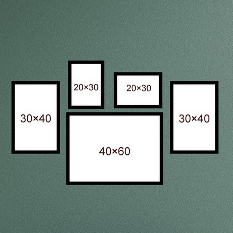 قاب عکس بکلیت مدل 215T مجموعه پنج عددی