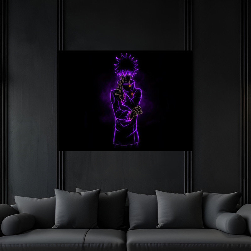 تابلو بکلیت طرح دکوری مدرن شخصیت انیمیشن کارتونی مدل B-bu6696 فریم مشکی