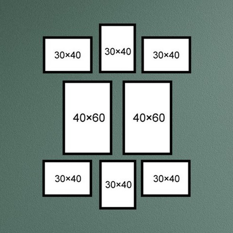 قاب عکس بکلیت مدل 215T مجموعه هشت عددی