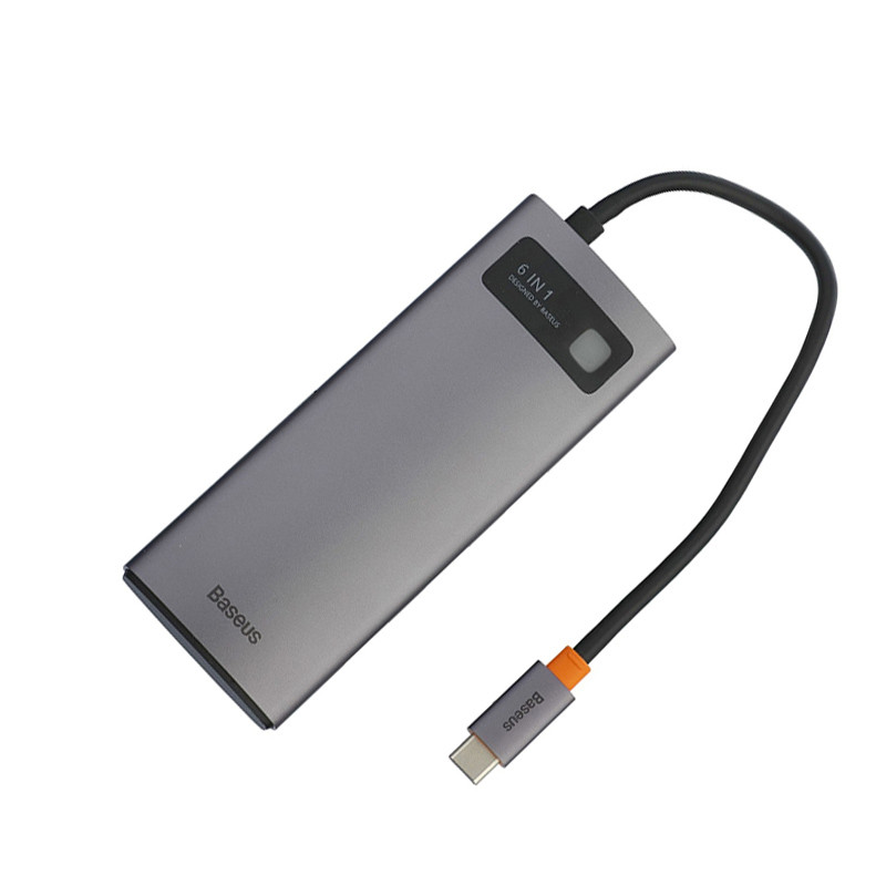 هاب 6 پورت USB-C بیسوس مدل WKWG030213