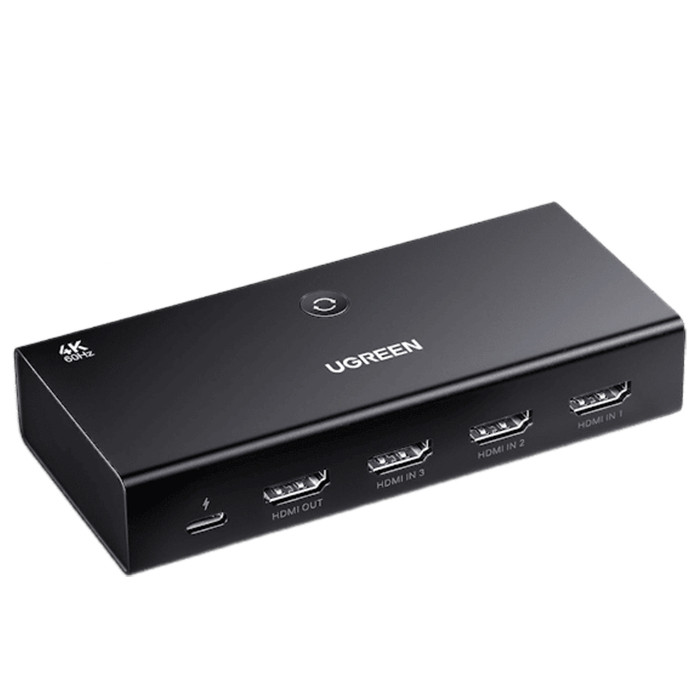 سوئیچ ۴ پورت HDMI 2.0 یوگرین مدل CM598 کد 15376