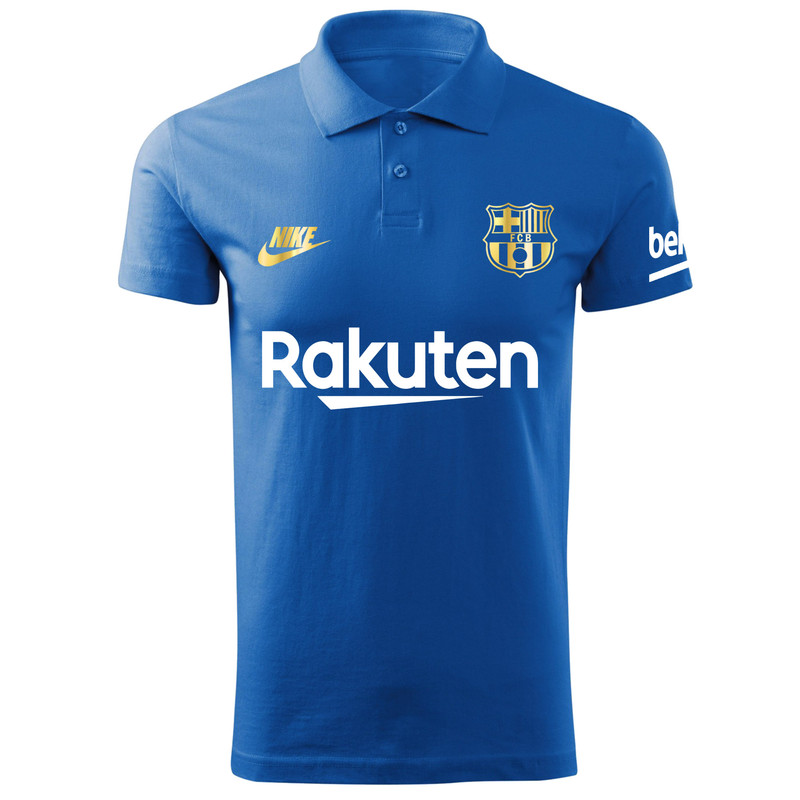 پولوشرت ورزشی مردانه طرح بارسلونا کد Ba1022