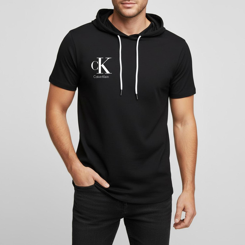 تیشرت کلاه دار مردانه مدل 00416111