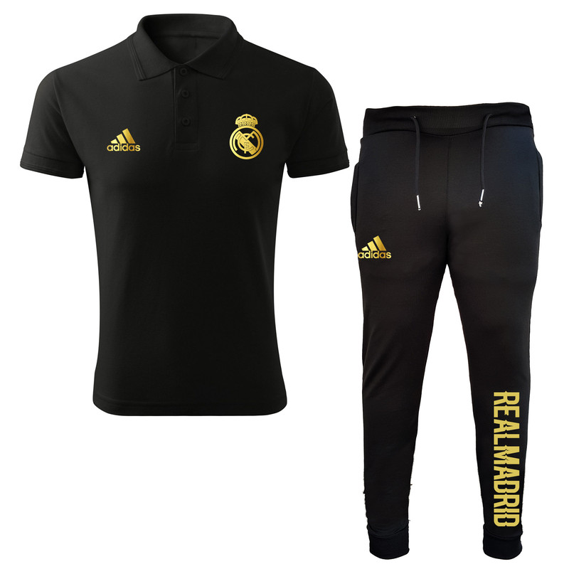 ست پولوشرت و شلوار ورزشی مردانه مدل رئال مادرید 11212
