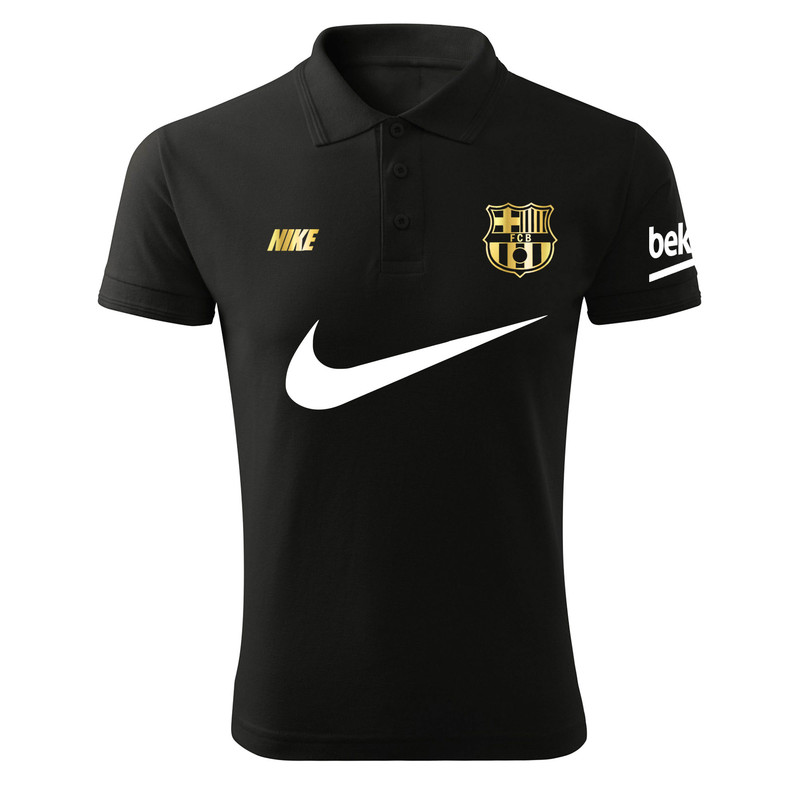 پولوشرت ورزشی مردانه طرح بارسلونا کد Bn1018