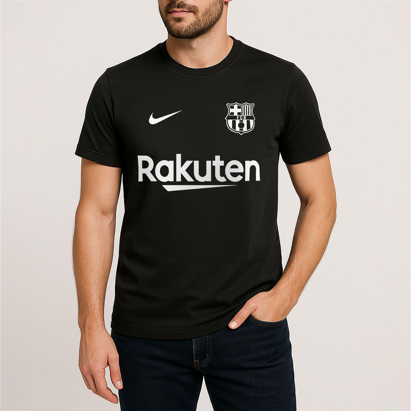 تی شرت آستین کوتاه مردانه طرح بارسلونا کد B806w