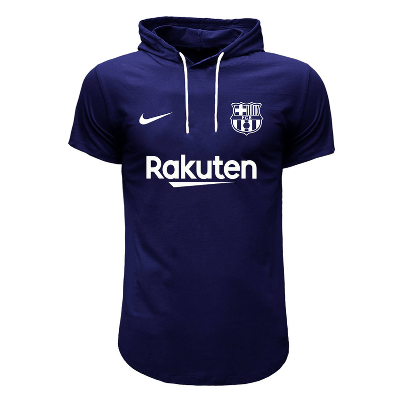 تیشرت کلاه دار مردانه مدل بارسلونا کد 1256