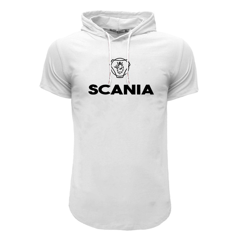 تی شرت کلاه دار آستین کوتاه مردانه مدل SC کد 7322