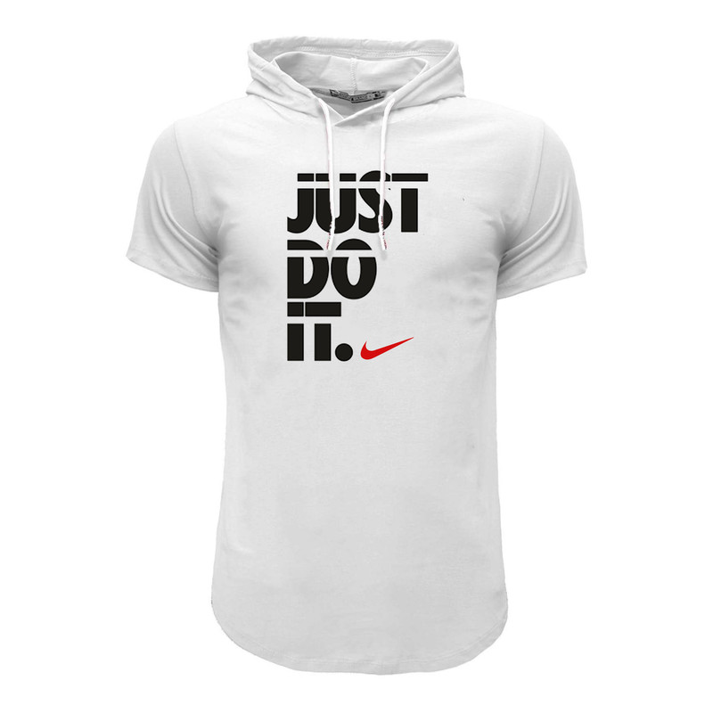 تی شرت کلاه دار مردانه مدل JUST W کد 7766