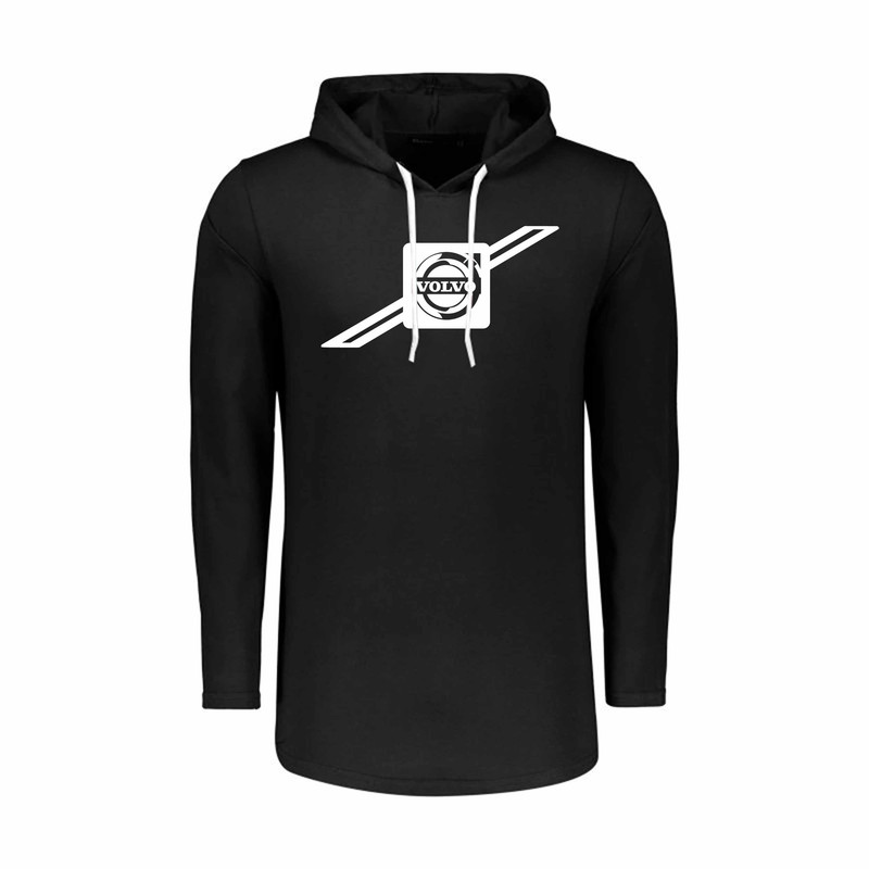 تی شرت کلاه دار آستین بلند مردانه مدل VOL کد 3090