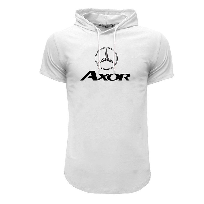 تی شرت کلاه دار آستین کوتاه مردانه کد 7676