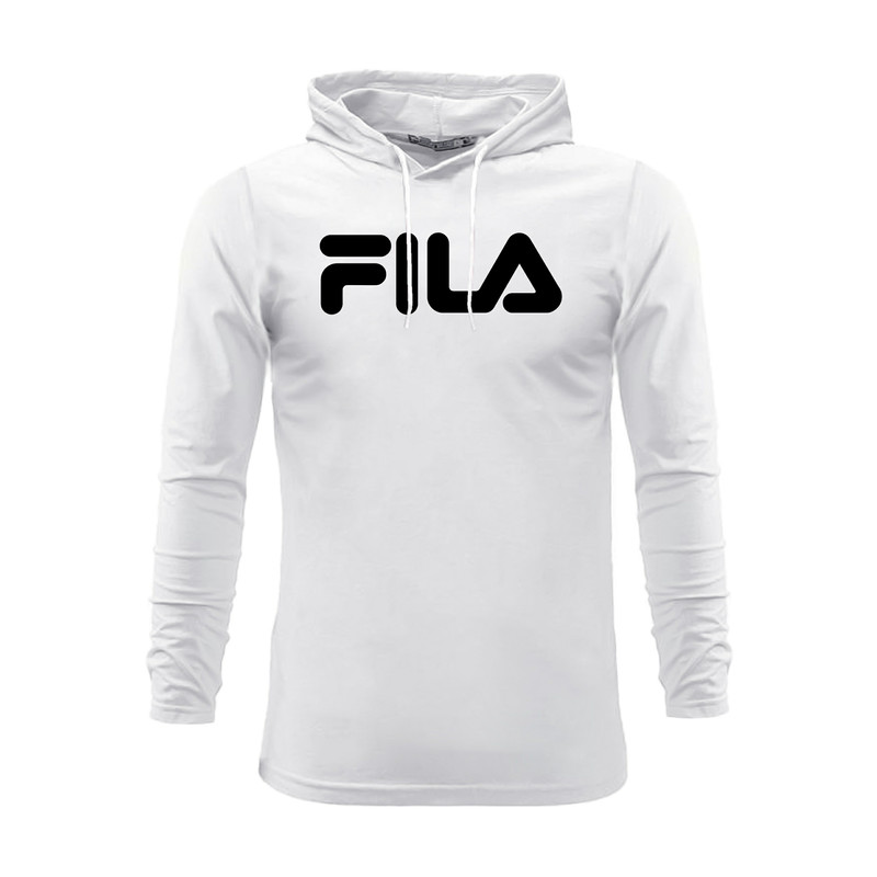 تی شرت کلاه دار آستین بلند مردانه مدل fi