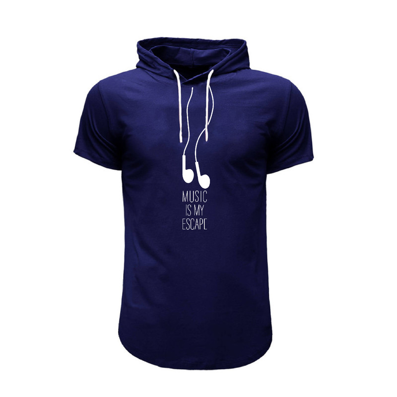 تی شرت کلاه دار مردانه مدل musi  کد 8787