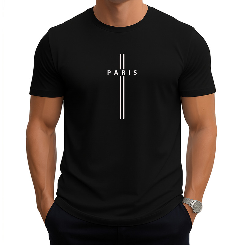 تی‌شرت آستین کوتاه مردانه مدل par کد8787