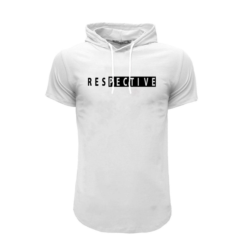 تی‌شرت کلاه‌دار آستین کوتاه مردانه مدل res کد 4525