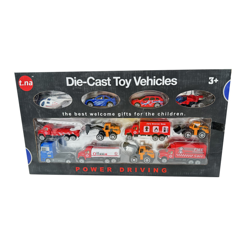 ست ماشین بازی مدل HR666 مجموعه 12 عددی