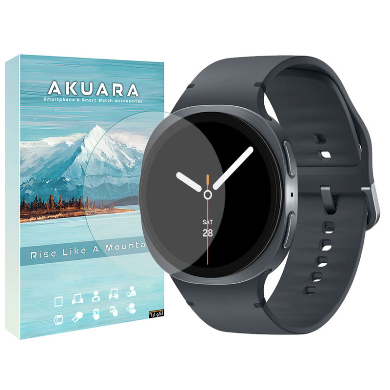محافظ صفحه نمایش آکوآرا مدل GLS مناسب برای ساعت هوشمند سامسونگ Galaxy Watch 8 44mm