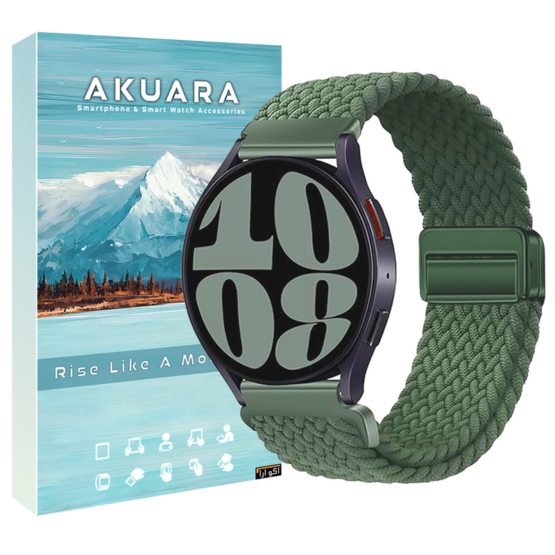 بند آکوآرا مدل Woven solomag AK مناسب برای ساعت هوشمند شیائومی Watch S4 / S4 Sport 22mm