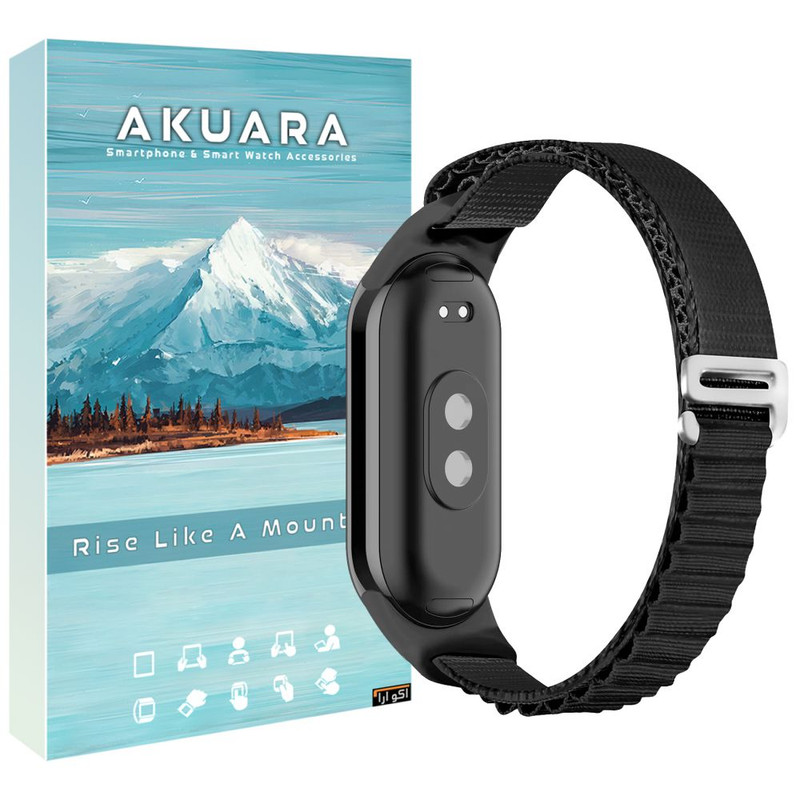 بند آکوآرا مدل Alpine مناسب برای ساعت هوشمند شیائومی Mi Band 8/9