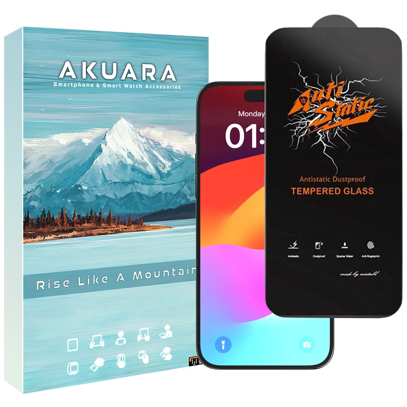 محافظ صفحه نمایش آکوآرا مدل Antistatic AKU مناسب برای گوشی موبایل اپل Iphone 12 / 12 Pro
