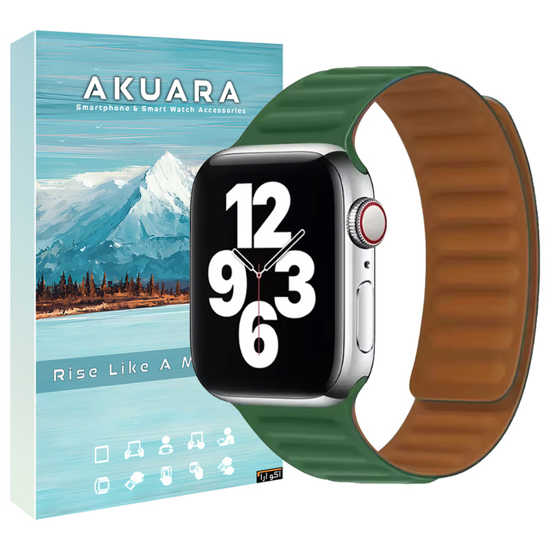بند آکوآرا مدل Loop Magnet مناسب برای اپل واچ 44 میلیمتری سری SE