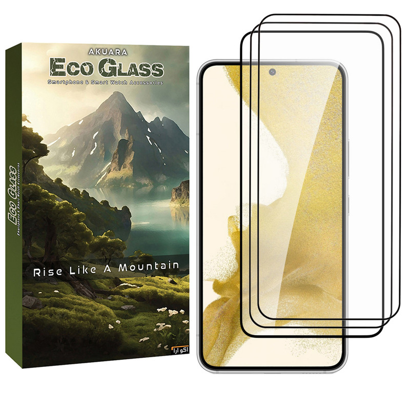 محافظ صفحه نمایش آکوآرا مدل ECO efl3 مناسب برای گوشی موبایل سامسونگ Galaxy A81 / M54 / F62 مجموعه سه عددی