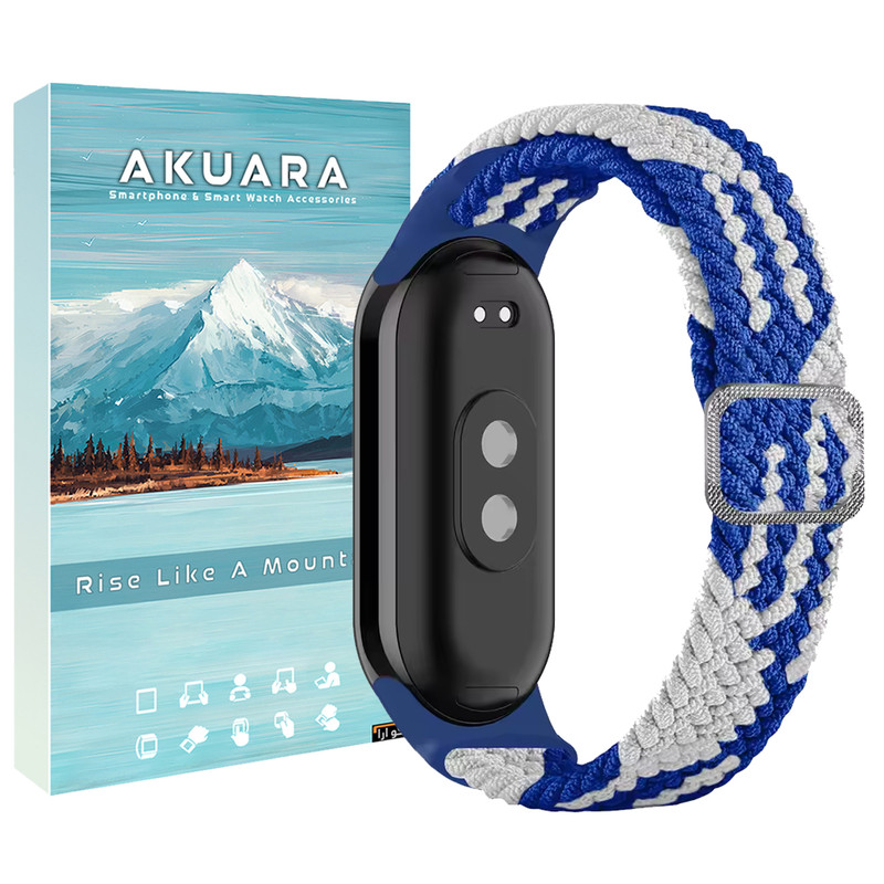 بند آکوآرا مدل Woven مناسب برای مچ‌بند هوشمند شیائومی Mi band 8/9