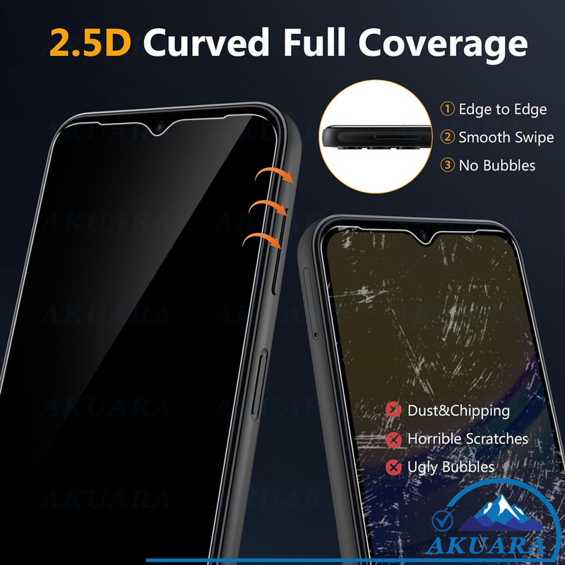 محافظ صفحه نمایش آکوآرا مدل Full AKU fl3 مناسب برای گوشی موبایل سامسونگ Galaxy A02S / A04s / M02s مجموعه سه عددی