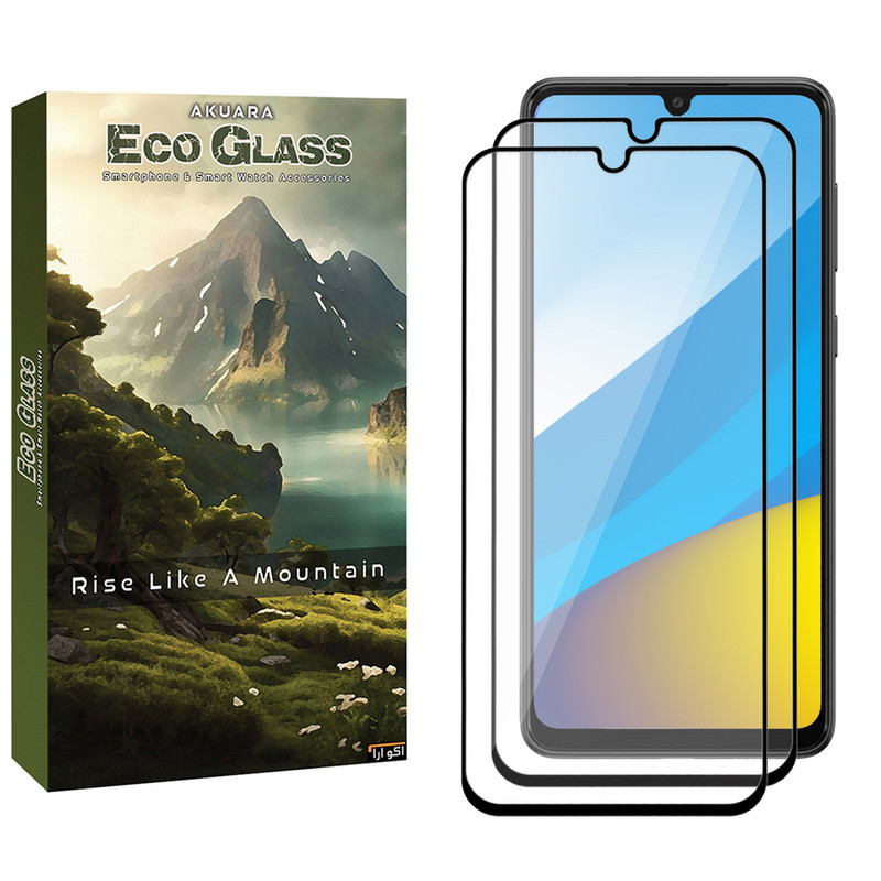 محافظ صفحه نمایش آکوآرا مدل ECO efl2 مناسب برای گوشی موبایل سامسونگ Galaxy A50s / M30S / F41 مجموعه دو عددی