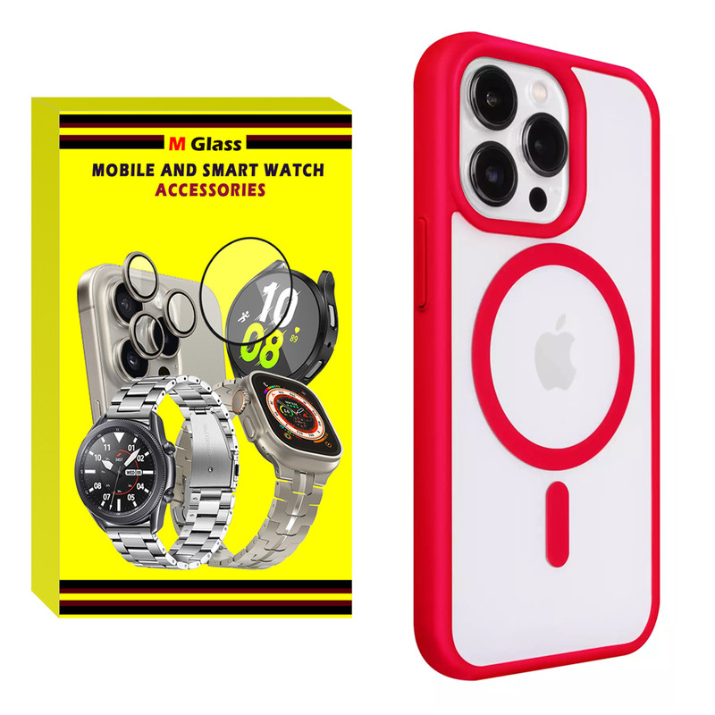 کاور ام‌گلس مدل Magsafe Border مناسب برای گوشی موبایل اپل iPhone 16 Pro Max