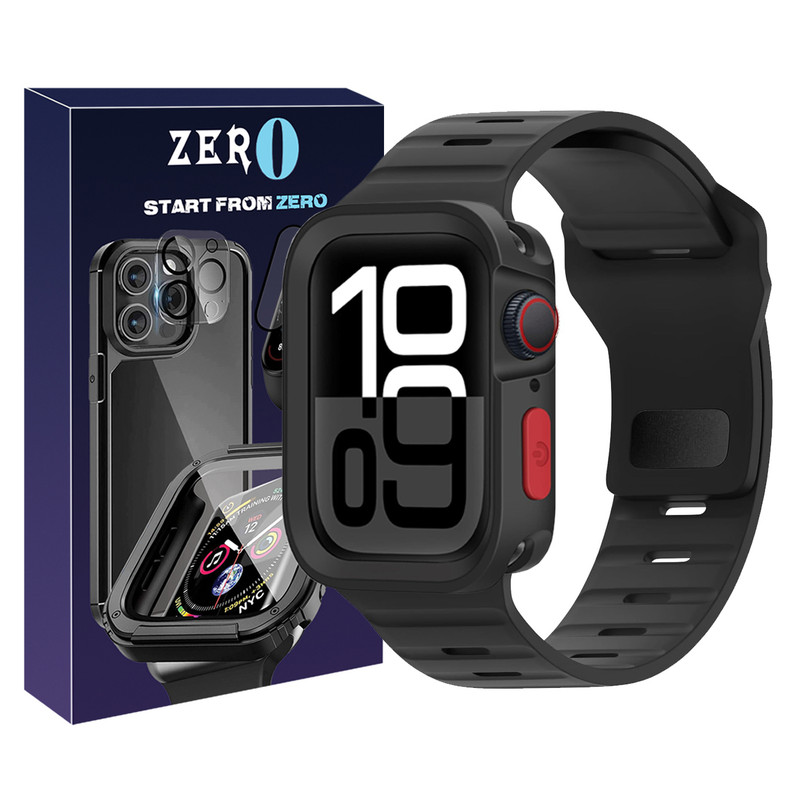 بند زیرو مدل SPG Defender ZR مناسب برای ساعت هوشمند اپل Series 10 46mm به همراه کاور