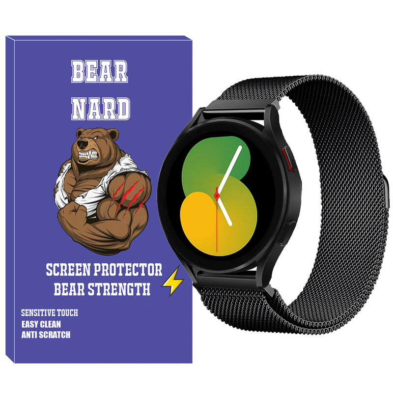 بند برنارد مدل Milanese مناسب برای ساعت هوشمند سامسونگ Galaxy Watch Active 1 / Active 2 40mm / Active 2 44mm / Watch 3 41mm / Galaxy Watch 4 40mm / watch 4 42mm / watch 4 44mm / watch 4 46mm