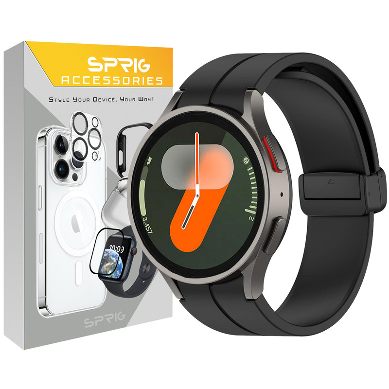 بند اسپریگ مدل Magnetic ORG مناسب برای ساعت هوشمند سامسونگ Galaxy Watch 4/5/6/7/FE سایز 40/43/44/46/47 میلی متری