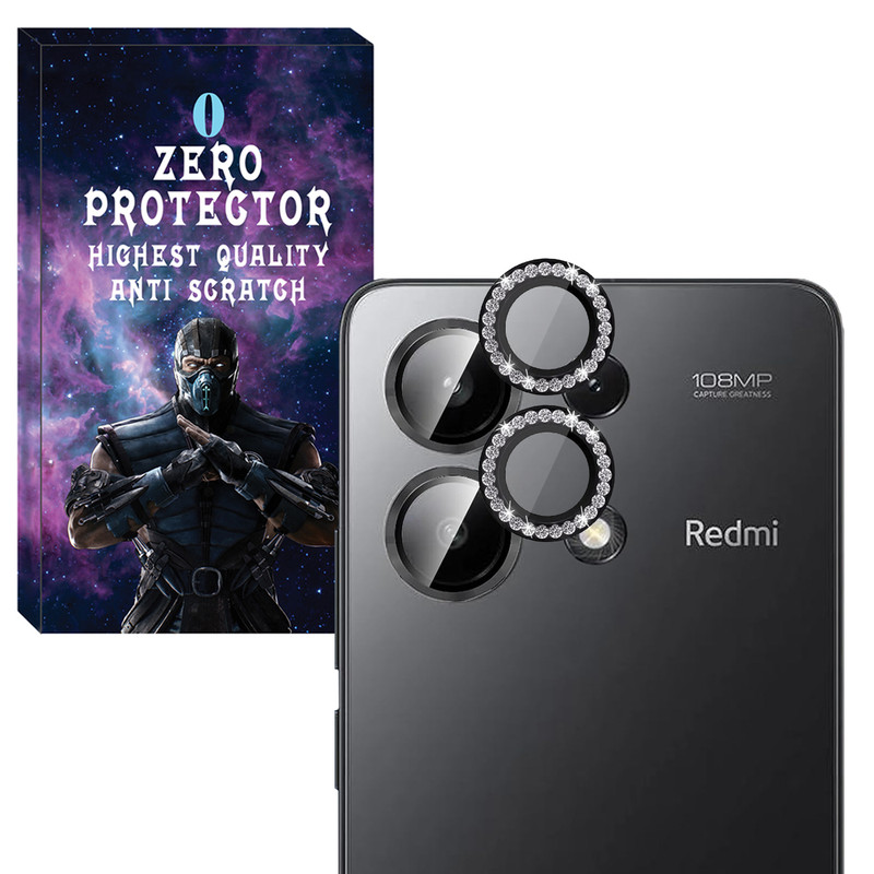 محافظ لنز دوربین رینگی زیرو مدل Ring-Diamond-ZR مناسب برای گوشی موبایل شیائومی Redmi Note 13 4G