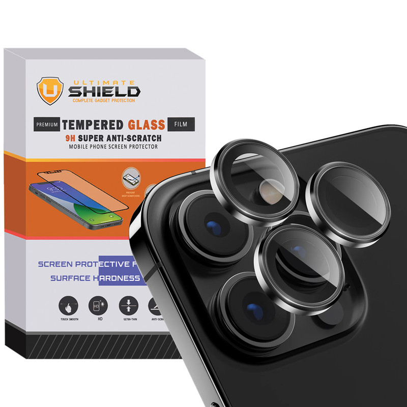 محافظ لنز دوربین آلتیمیت شیلد مدل Ring Metal مناسب برای گوشی موبایل اپل Iphone 14 Pro / 14 Pro Max