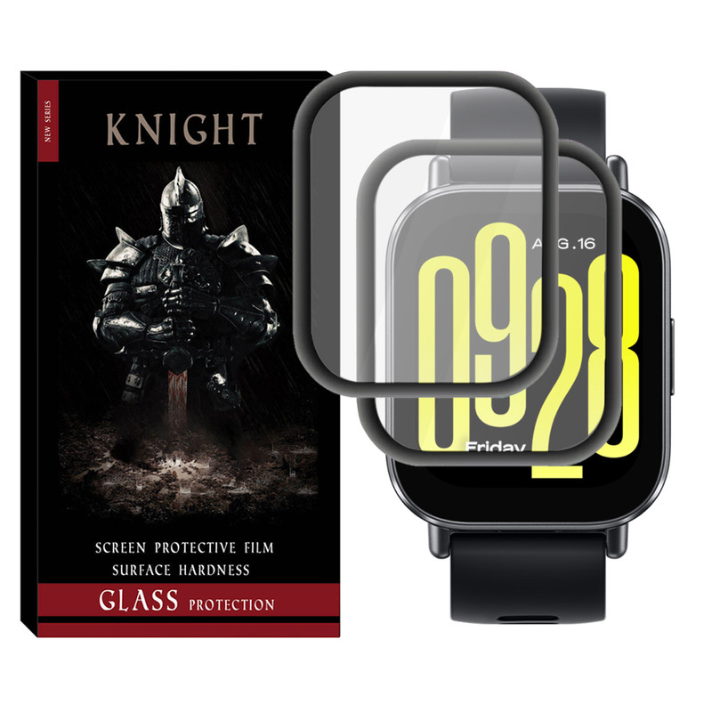 محافظ صفحه نمایش نایت مدل Pmma-KT مناسب برای ساعت هوشمند شیائومی Redmi Watch 5 Active بسته دو عددی
