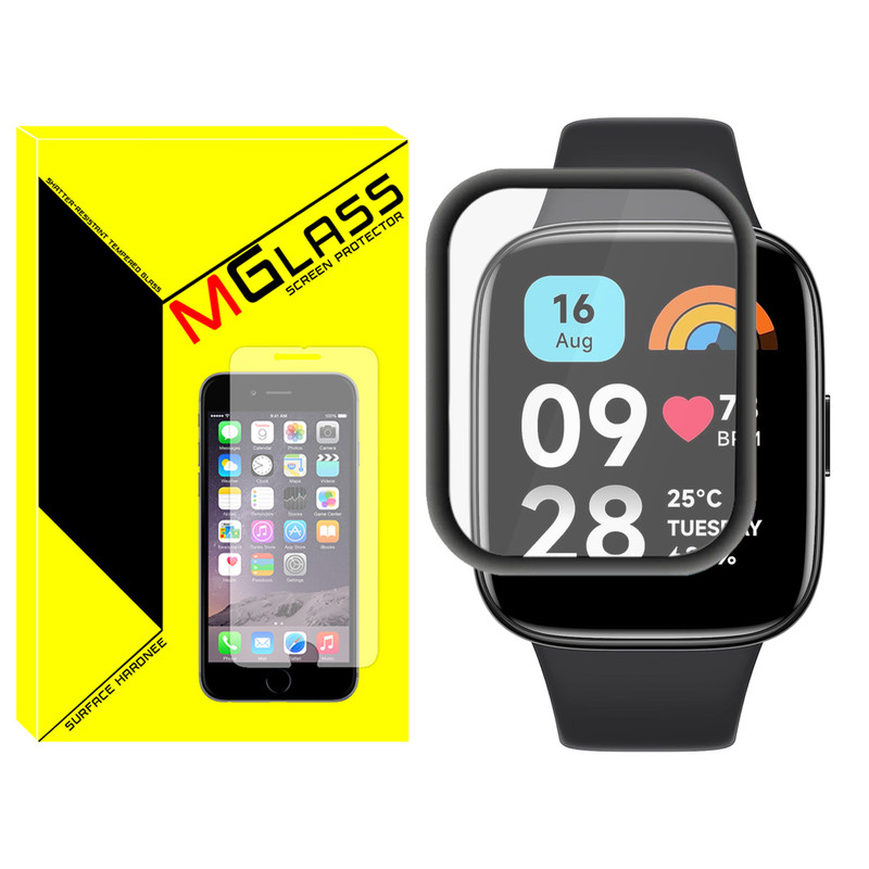 محافظ صفحه نمایش نانو ام‌گلس مدل Pmma-MG مناسب برای ساعت هوشمند شیائومی Redmi Watch 3 / Watch 3 Active