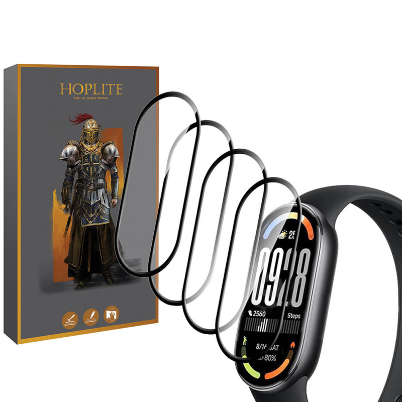 محافظ صفحه نمایش هاپلایت مدل PMMA HL مناسب برای ساعت هوشمند شیائومی Mi Band 10 بسته چهار عددی