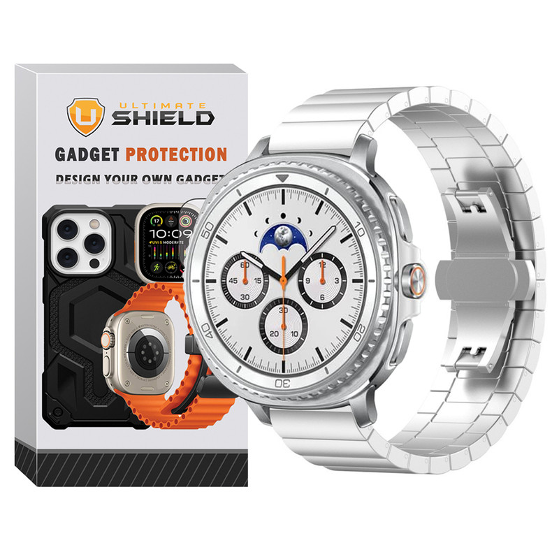 بند آلتیمیت شیلد مدل Swatch Link NV8 مناسب برای ساعت هوشمند سامسونگ Galaxy Watch 8 40mm / Galaxy Watch 8 44mm / Galaxy Watch 8 Classic 46mm