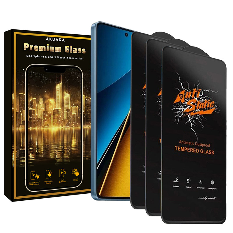 محافظ صفحه نمایش آکوآرا مدل Antis3-Premium مناسب برای گوشی موبایل شیائومی Redmi Note 14s بسته سه عددی