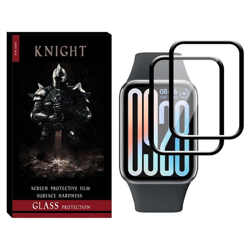 محافظ صفحه نمایش نایت مدل Nano Pmma KT مناسب برای ساعت هوشمند شیائومی Smart Band 9 Pro بسته دو عددی