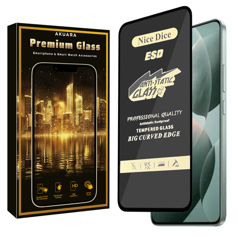 محافظ صفحه نمایش آکوآرا مدل Premium Antis1 Nice مناسب برای گوشی موبایل شیائومی Redmi Note 14s