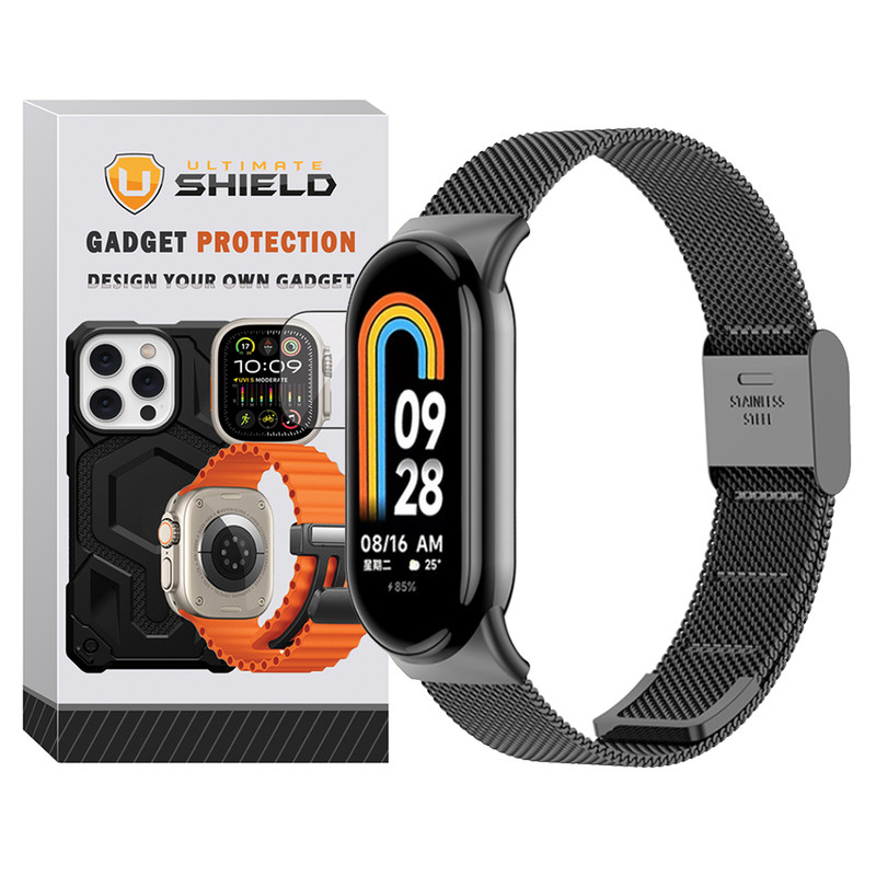 بند آلتیمیت شیلد مدل Milanese GK مناسب برای ساعت هوشمند شیائومی  Mi Band 8 12mm
