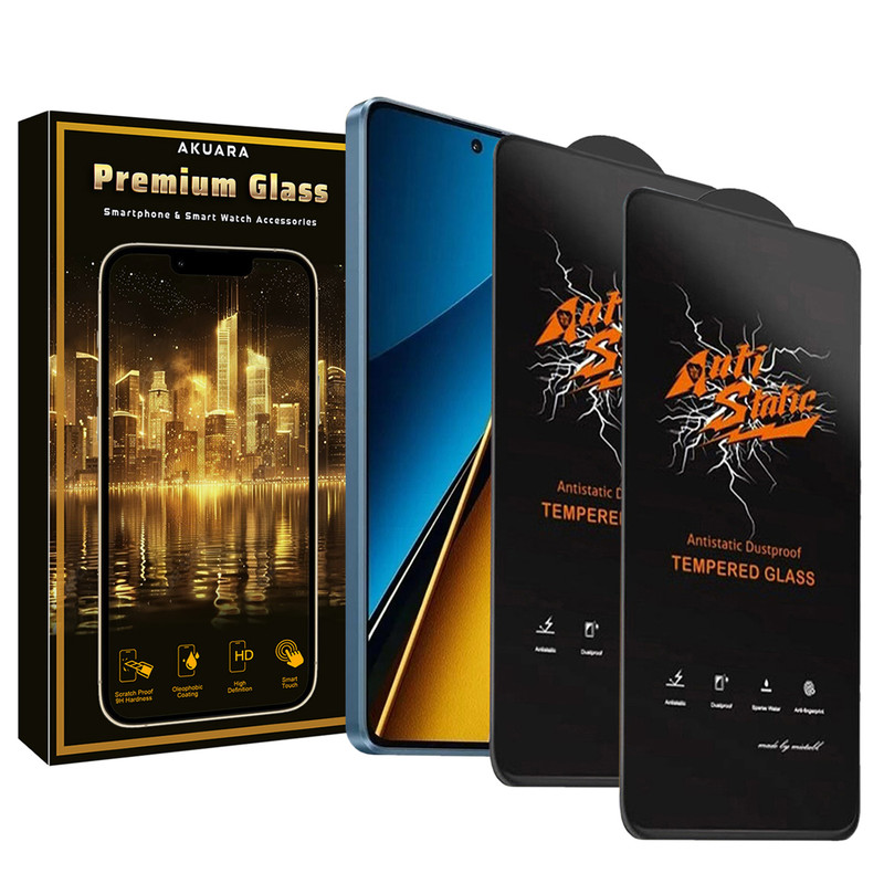 محافظ صفحه نمایش آکوآرا مدل Antis2-Premium مناسب برای گوشی موبایل شیائومی Redmi Note 14s بسته دو عددی