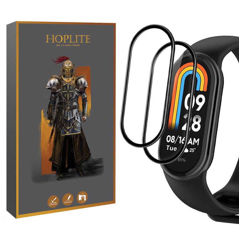 محافظ صفحه نمایش نانو هاپلایت مدل Pmma-HL مناسب برای ساعت هوشمند شیائومی Mi band 9 بسته دو عددی