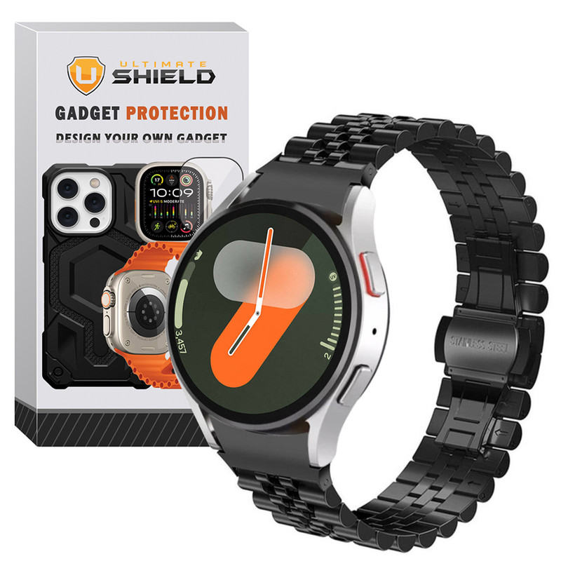بند آلتیمیت شیلد مدل 5Row BTN مناسب برای ساعت هوشمند سامسونگ Galaxy Watch 6 Classic 43mm