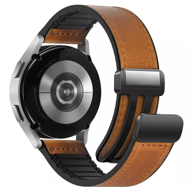 بند آلتیمیت شیلد مدل Sic Leather MG مناسب برای ساعت هوشمند سامسونگ Galaxy Watch 6 Classic 47mm