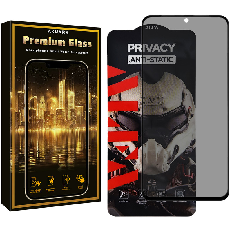 محافظ صفحه نمایش حریم شخصی آکوآرا مدل Premium P1 مناسب برای گوشی موبایل سامسونگ Galaxy A36