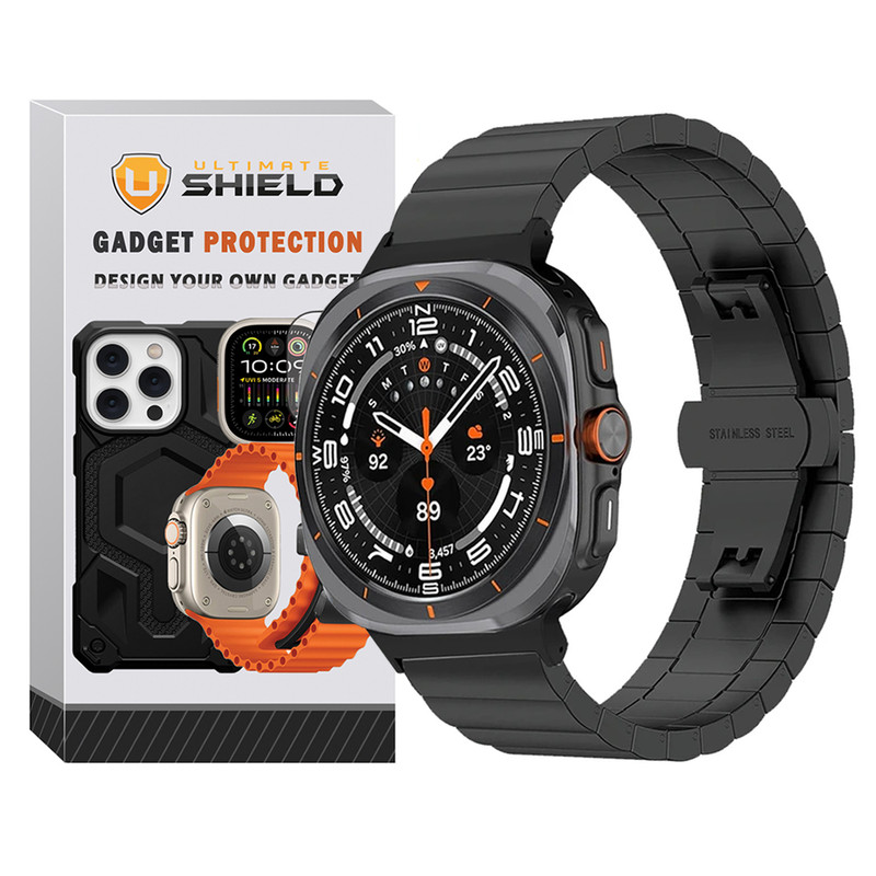 بند آلتیمیت شیلد مدل Swatch Link UL مناسب برای ساعت هوشمند سامسونگ Galaxy Watch 7 Ultra 47mm