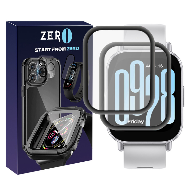 محافظ صفحه نمایش زیرو مدل Pmma-ZR مناسب برای ساعت هوشمند شیائومی Redmi Watch 5 Active بسته دو عددی
